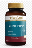 Herbs of Gold CoQ10 150mg 120 Capsules