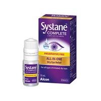 Systane Complete Preservative Free Lubricant Eye Drops 10ml