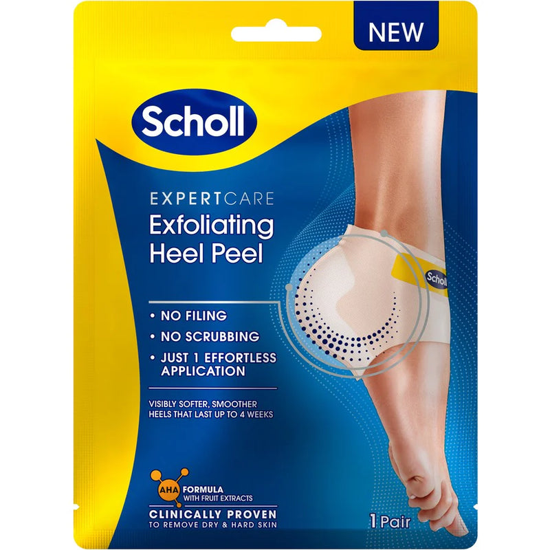 Bộ sản phẩm tẩy da chết Scholl Expert Care Exfoliating Heel Peel 1 cặp