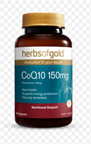 Herbs of Gold Herbs of Gold CoQ10 150mg 60 Capsules