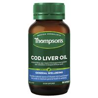 Thompson's Cod Liver Oil 100 Capsules