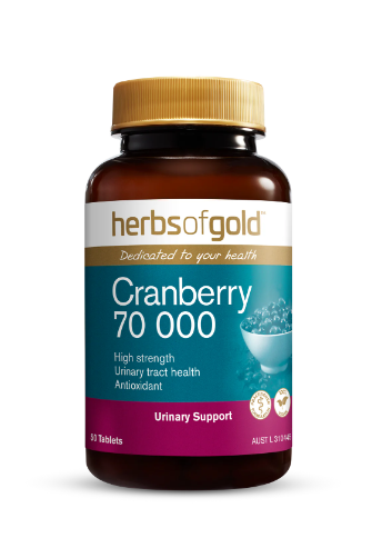 Herbs of Gold Cranberry 70000 50 Tablets