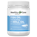 Healthy Care Fish Oil 1000mg + Krill Oil 400 Capsules