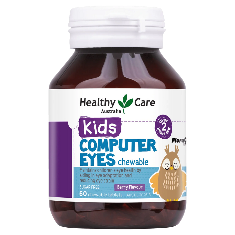 ên nang nhai cho mắt trẻ em Healthy Care Kids Computer Eyes 60 viên