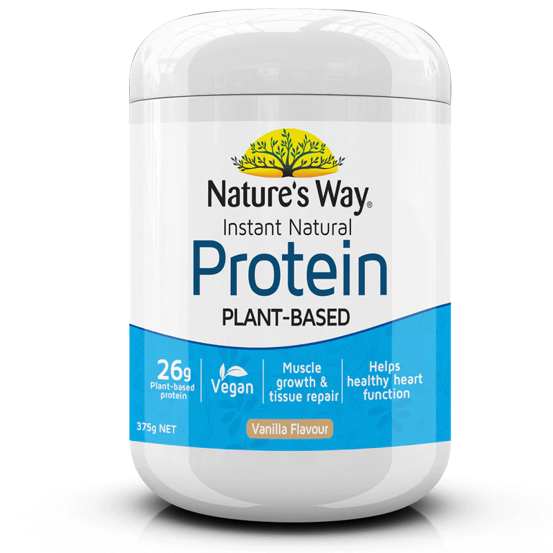 Bột Protein Tự Nhiên Ngay Lập Tức Nature's Way Vị Vanilla 375g