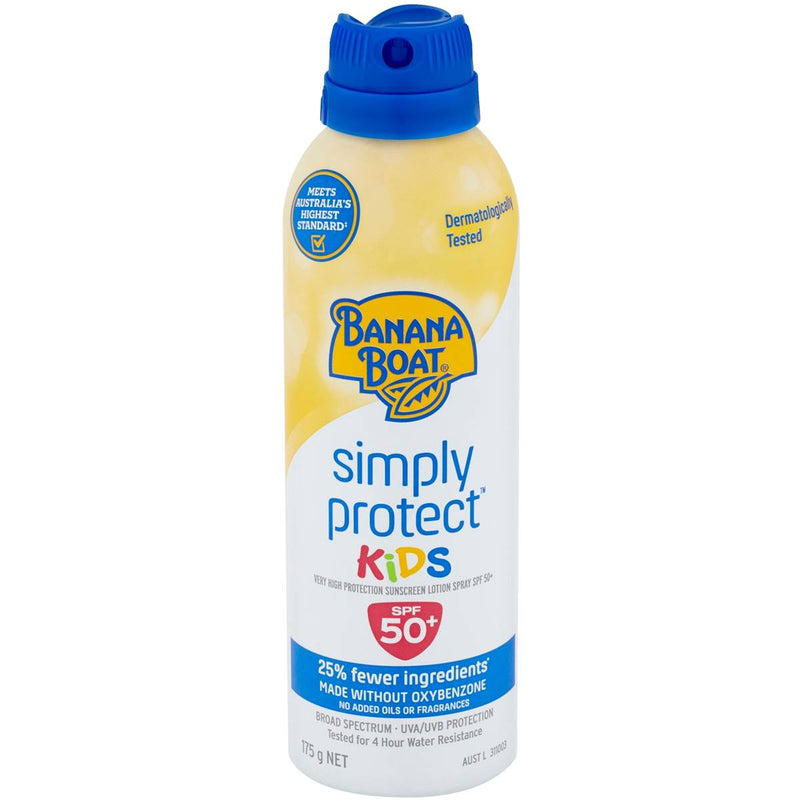 Kem chống nắng dạng xịt Banana Boat Simply Protect Kids Spray 175g