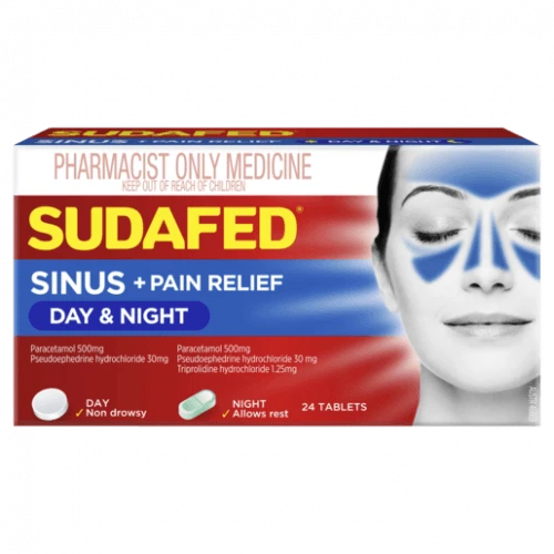 Sudafed PE Sinus Day and Night Relief