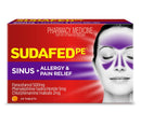 Sudafed PE Sinus + Allergy & Pain Relief