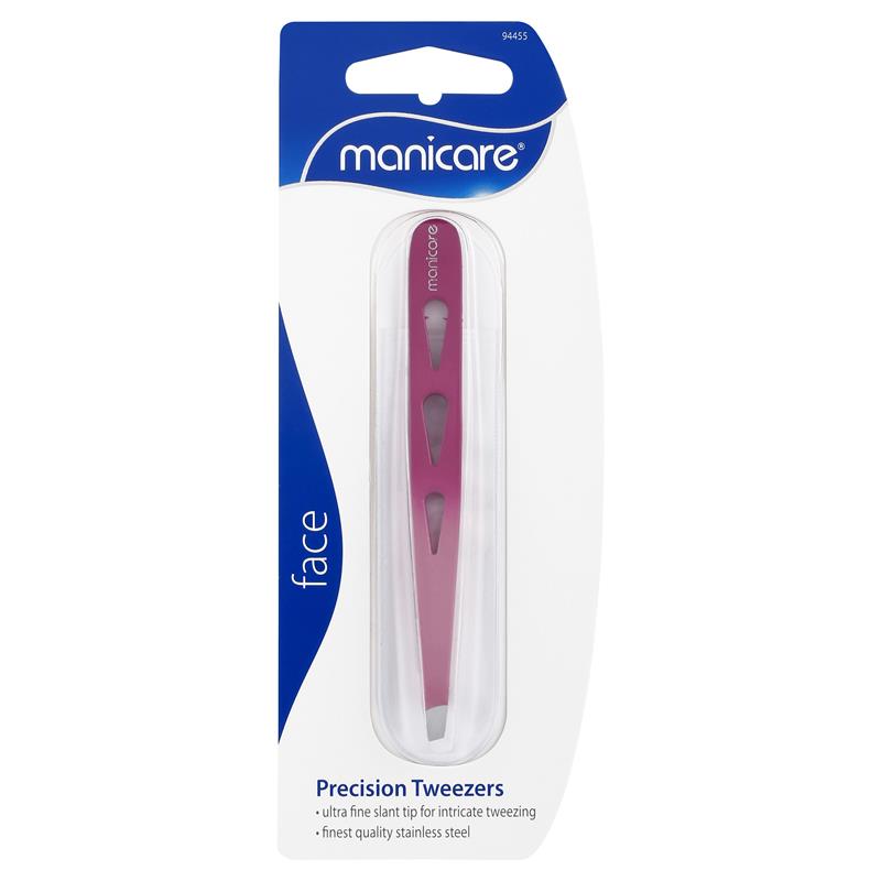 MANICARE PRECISION TWEEZERS, MÀU HỒNG (SỐ:94455)