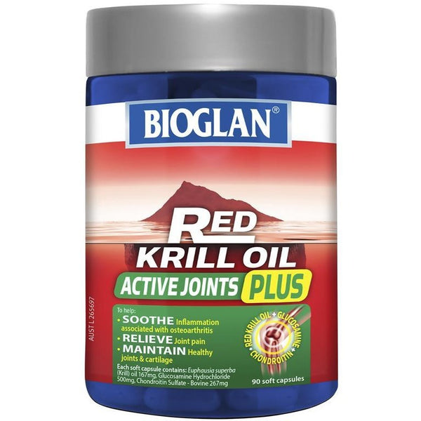 Bioglan Red Krill Active Plus 90 Capsules – Value Pharmacy Box