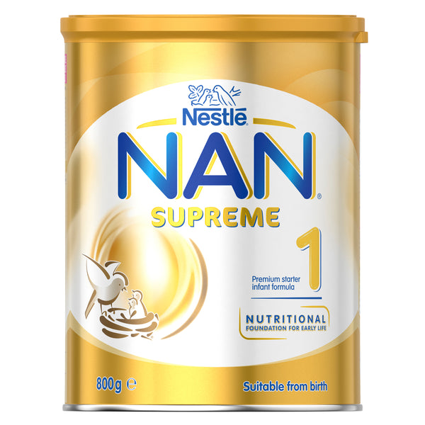 Nestle NAN Supreme 1 Starter 0-6 Months Baby Formula Powder 800g – Better  Value Pharmacy Box Hill