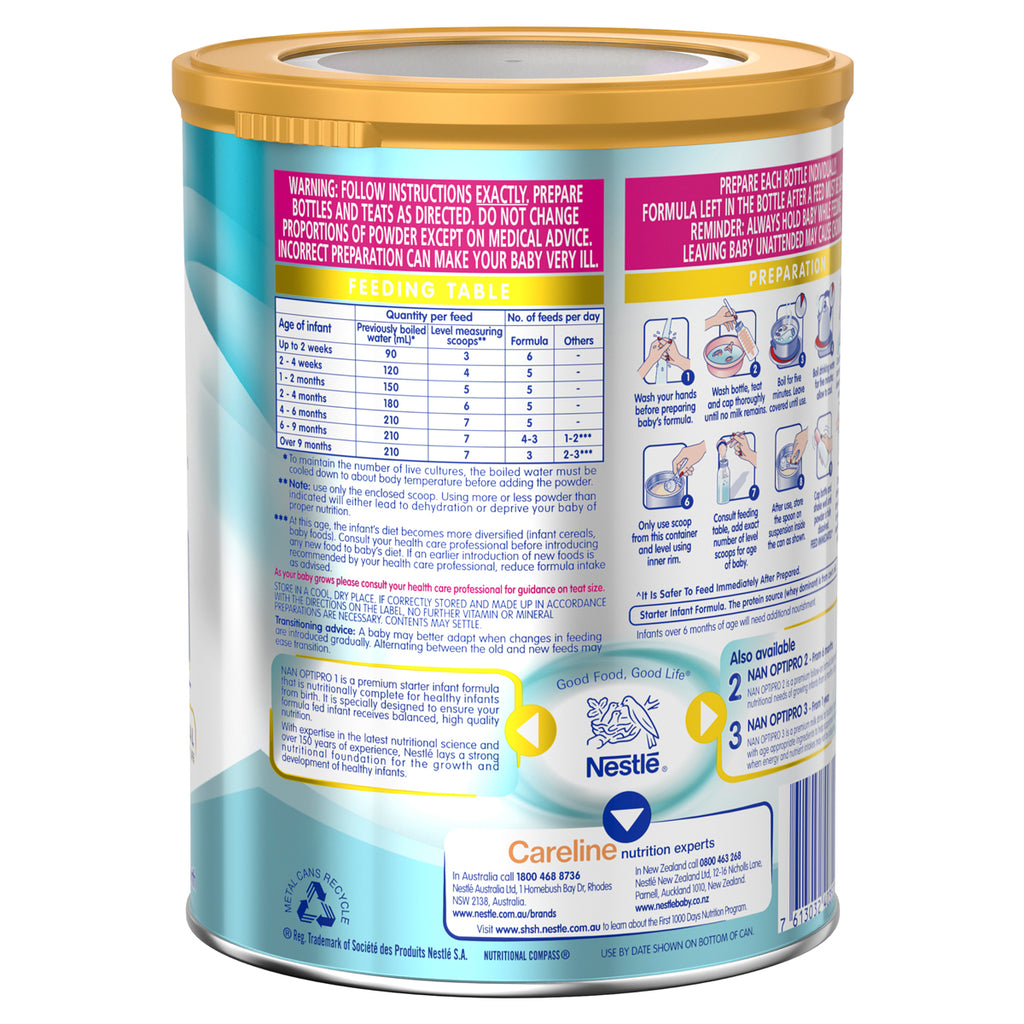 Nestle Nan Optipro 2 (Modified Milk For Infants Over 6 Months Old) 4 X 800G  - Low Price, Check Reviews and Suggested Use